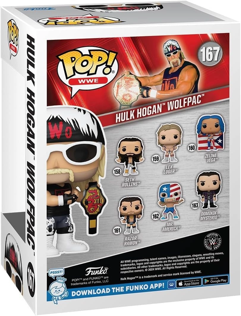 Wolfpac Hulk Hogan - WWE + Box Protector - Plastic