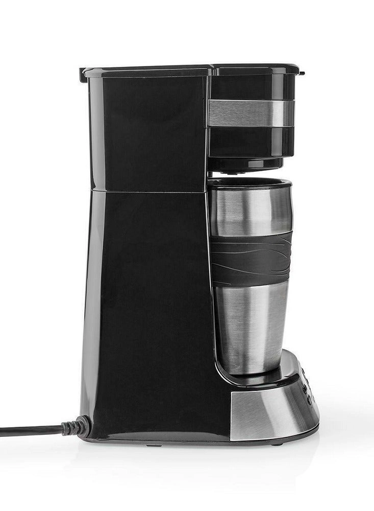 Automatic Filter Coffee Maker LCD Timer & Travel Mug SF3566