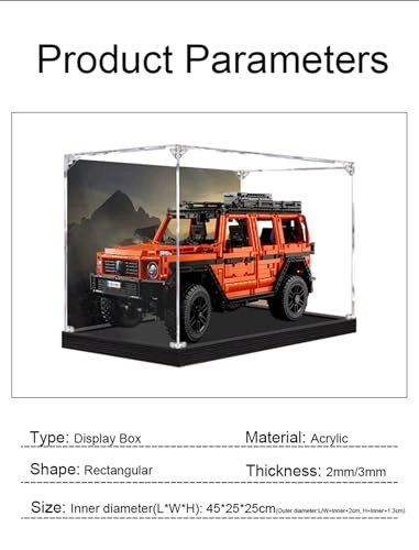 Acrylic Display Case for LEGO 42177 - 3mm thickness