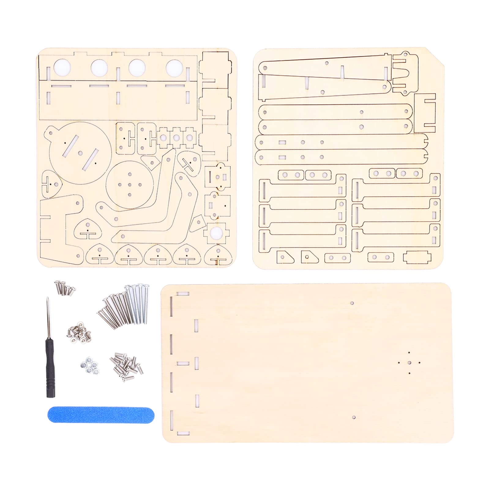 TIKATARER Robot Arm - Hydraulic Beech Wood