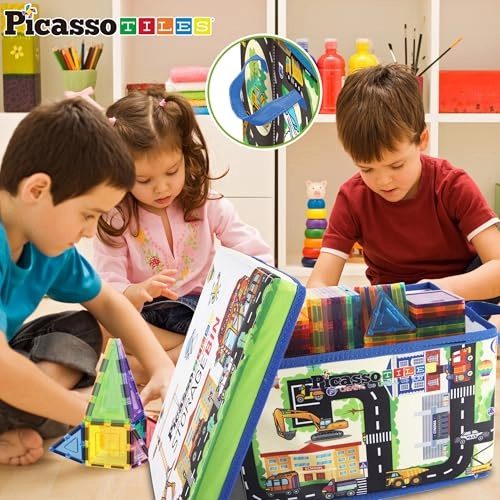 Magnet Tile Toy Organizer - Plastic