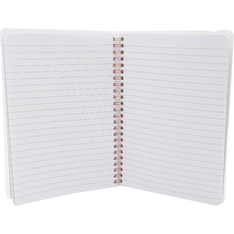 Notebook 19 X 26 cm Spiral - Grid 100 Sheets