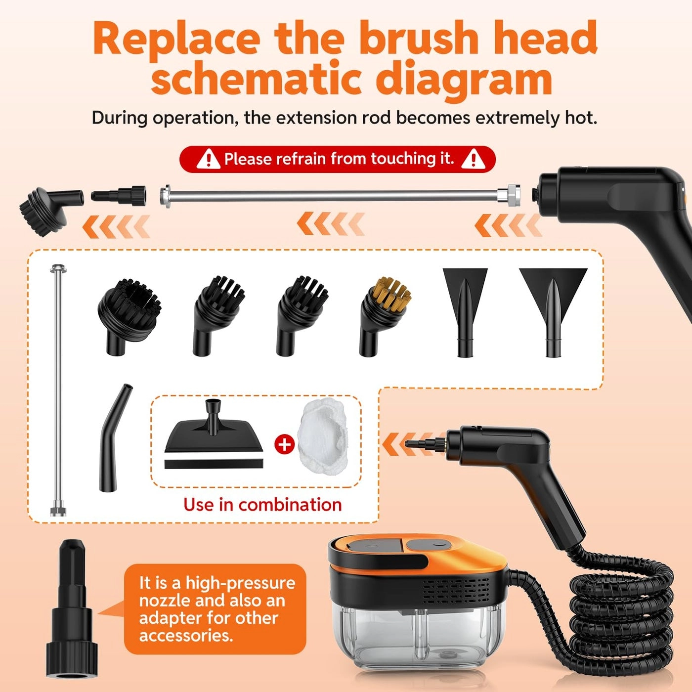 Steam Cleaner - 1.6L