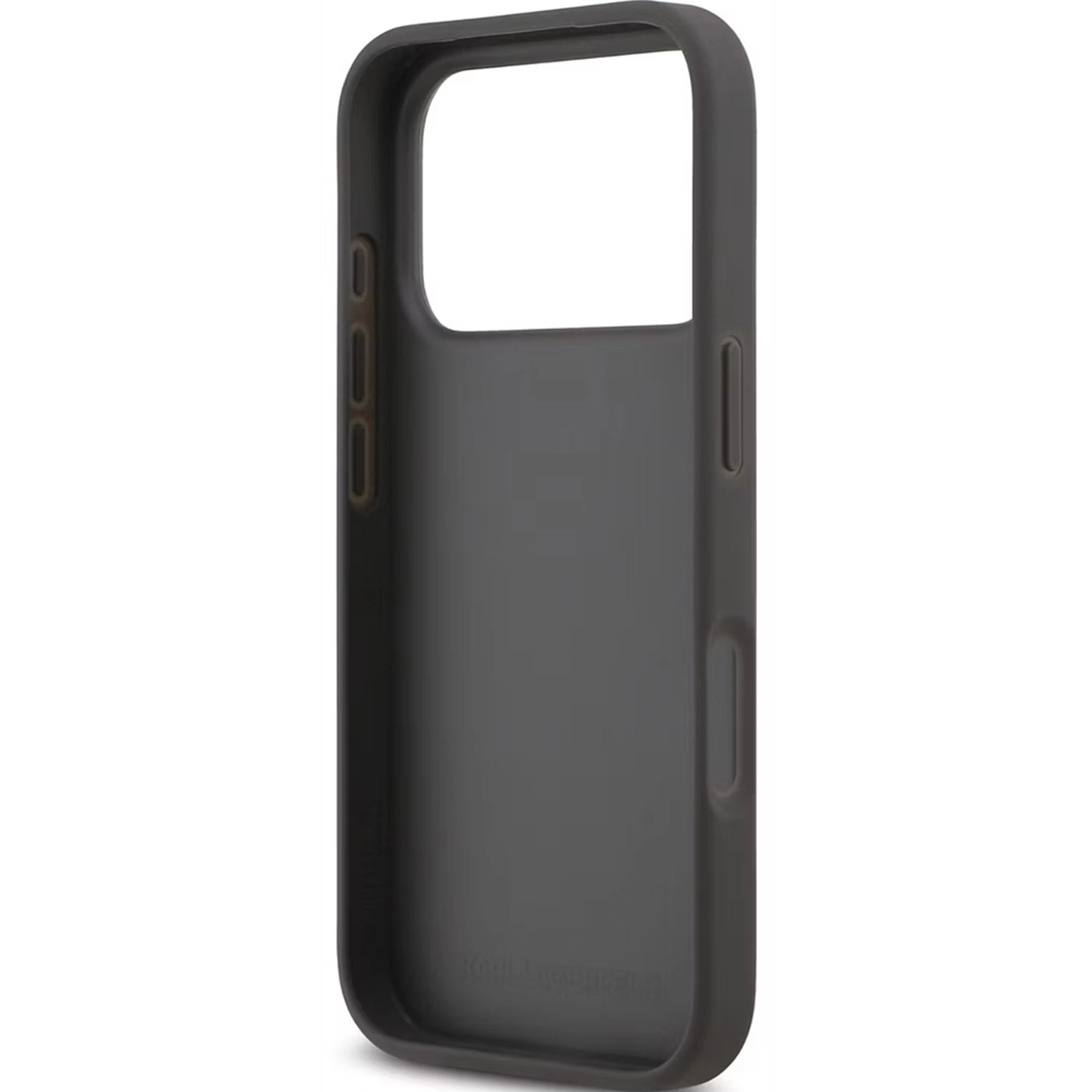 Leather Case Saffiano Leather Black for iPhone 17 Pro Max