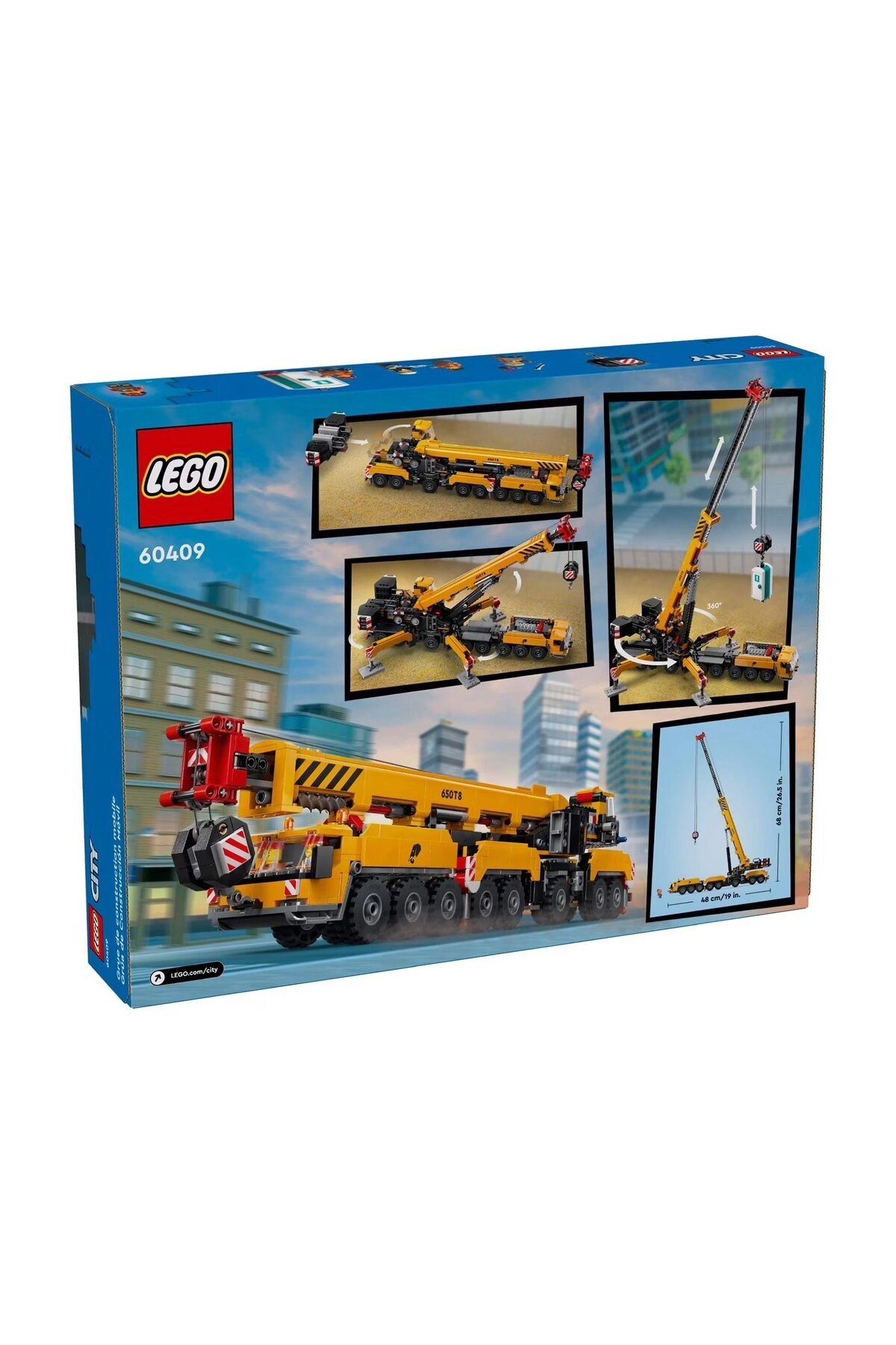 COLOR LAND CHILDRENS TOYS CENTER LLC City Mobile Construction Crane (60409) - Yellow