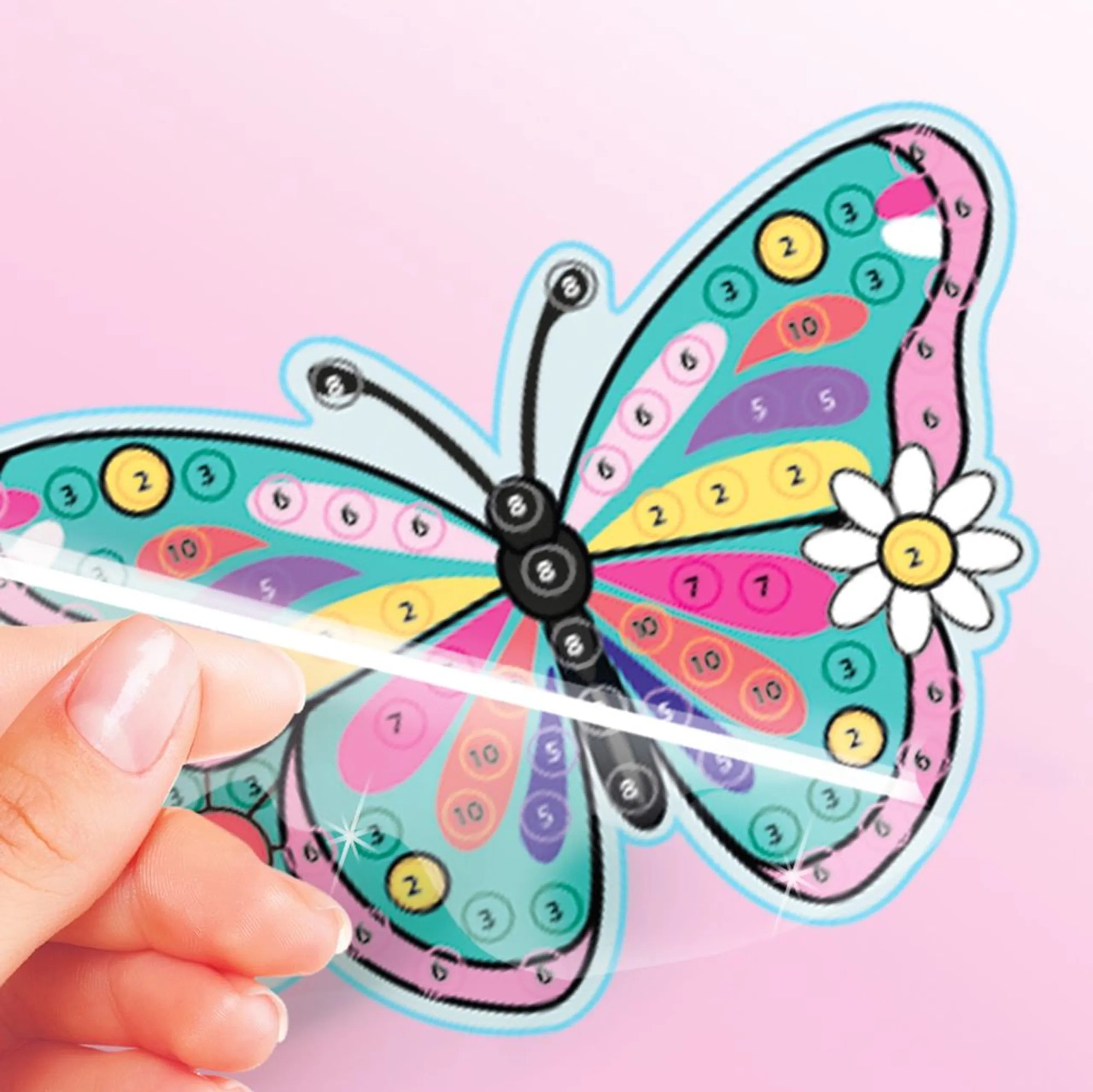 Diamond Art Hair Clip Set - 8 clips