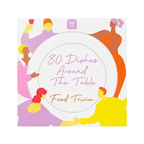 80 Dishes Food Trivia Game - English 5 years and up