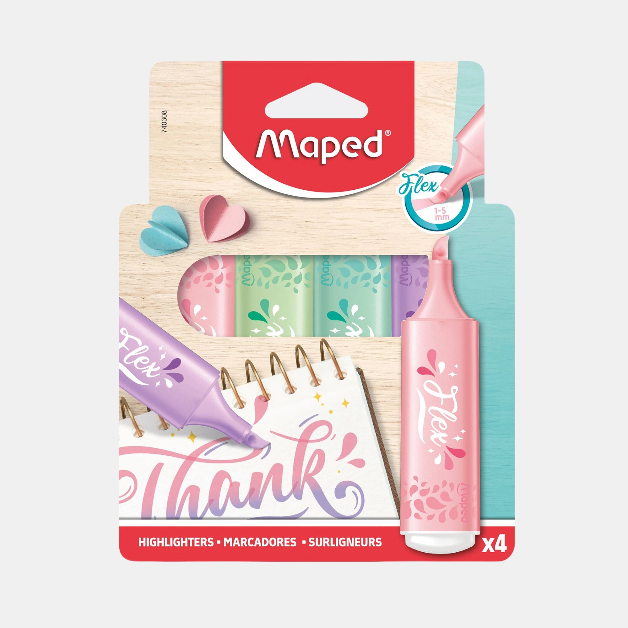 Maped Fluo peps - Set Of 4