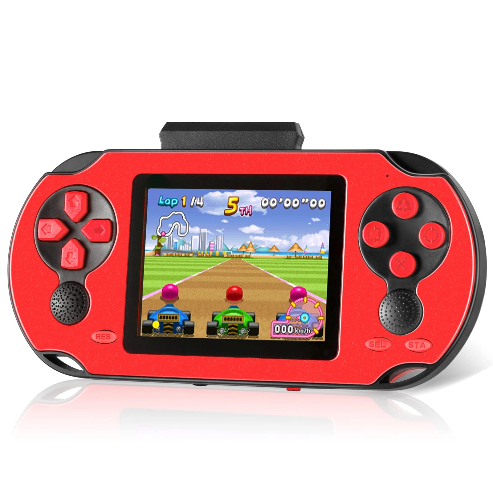 16 Bit Handheld Game - 3.0'' Large Screen 230 Games USB Rechargeable Battery