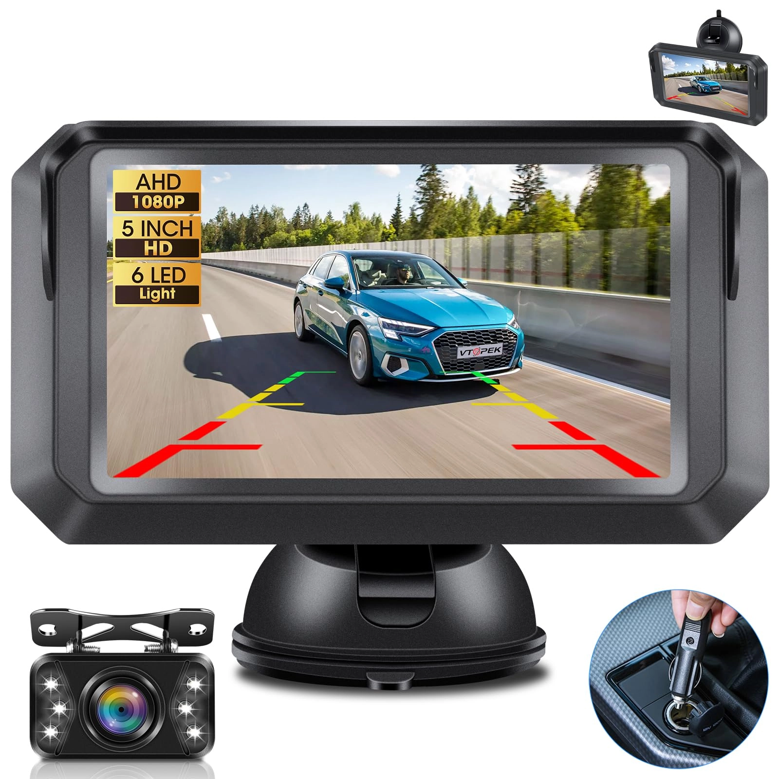 Vtopek Reversing Camera - Night vision 1080P