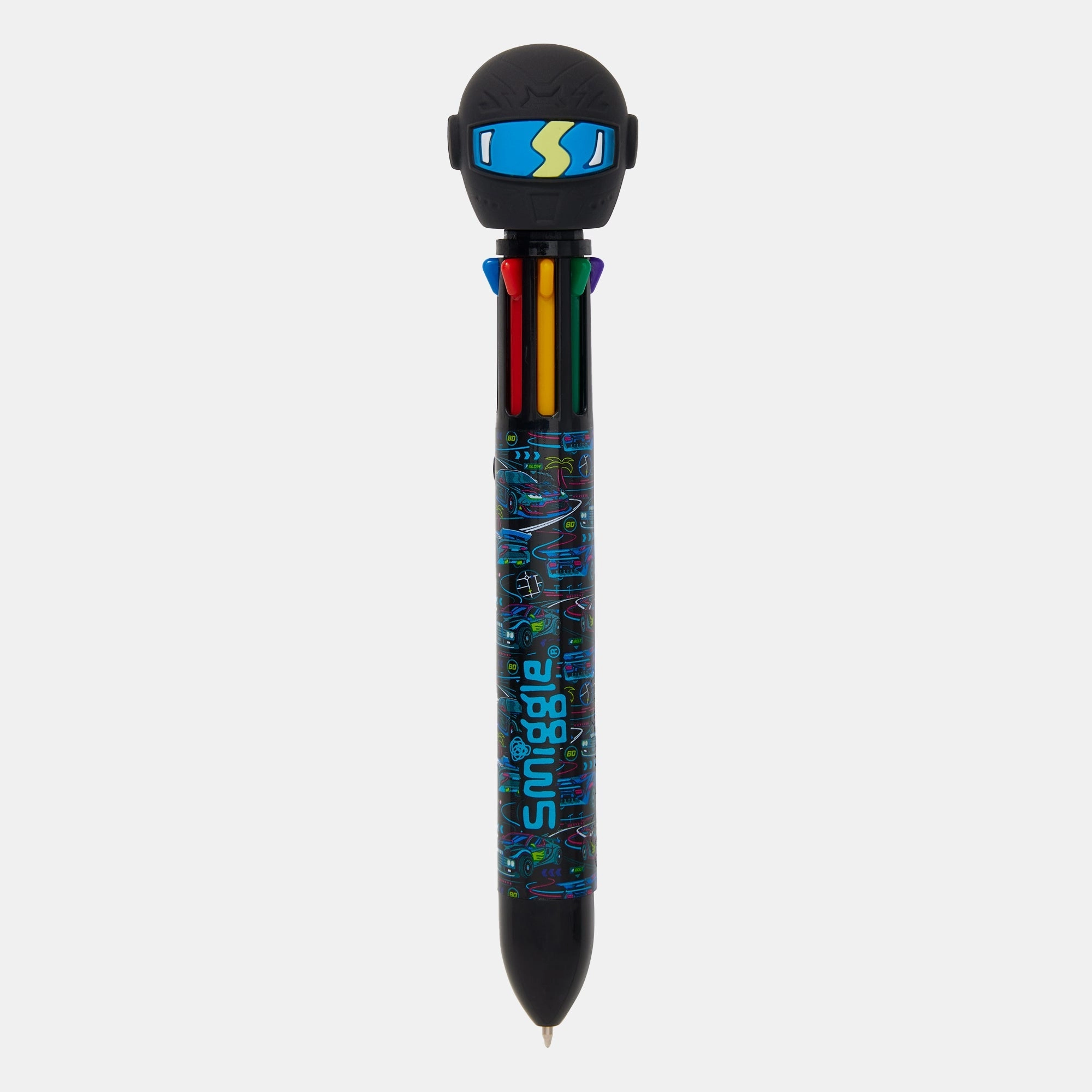 Smiggle Bright Eyes Rainbow Pen - 8 colours in 1 Scented Novelty Topper