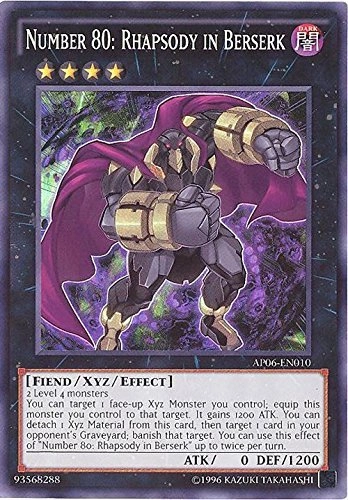 Konami YU-GI-OH!: Number 80: Rhapsody in Berserk - Astral Pack: Booster Six Unlimited Edition