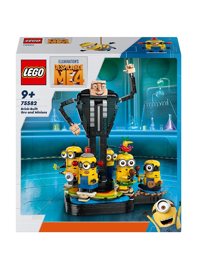 Despicable Me 4 Brick-Built Gru and Minions