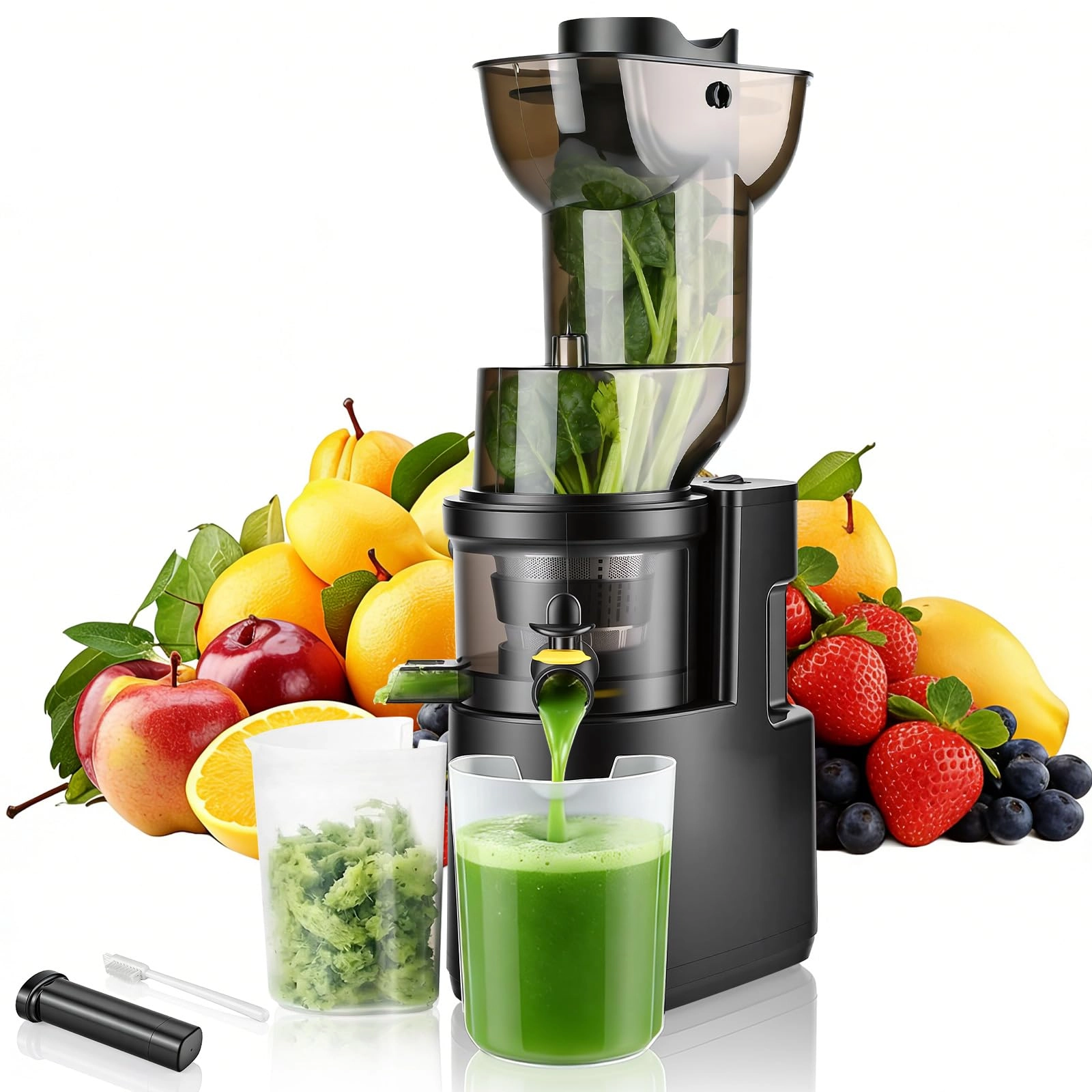 Rawhui Slow Juicer - 500W 1.2L