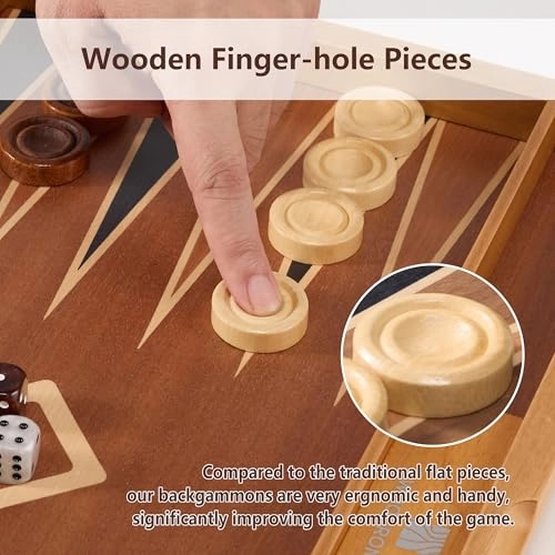 Backgammon - Wooden Folding
