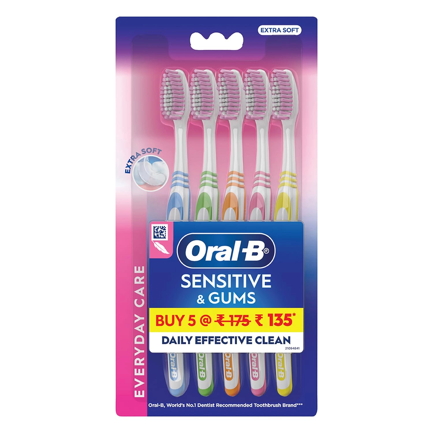 Procter & Gamble Sensitive & Gums Everyday Clean - Soft 5-Piece Pack