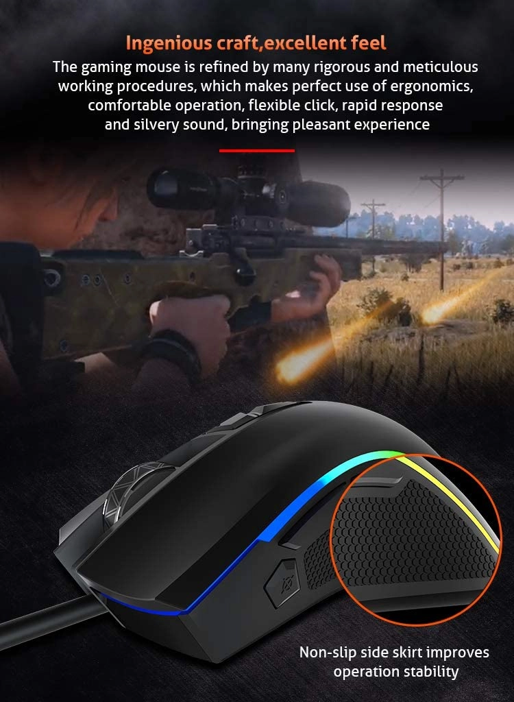 M990S Mechanical Programmable Gaming Mouse - Wired