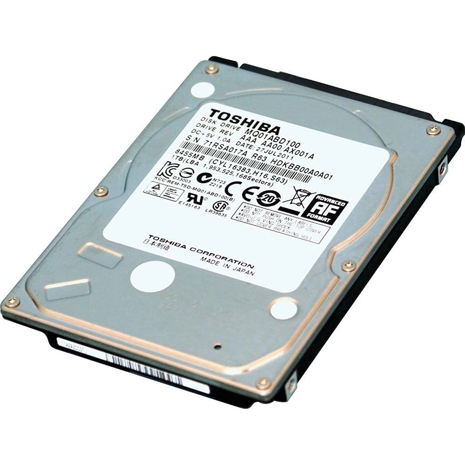 2.5" 5400rpm 8MB SATA 6Gb/s (MQ01ABD100/ HDKBB96) - 1TB