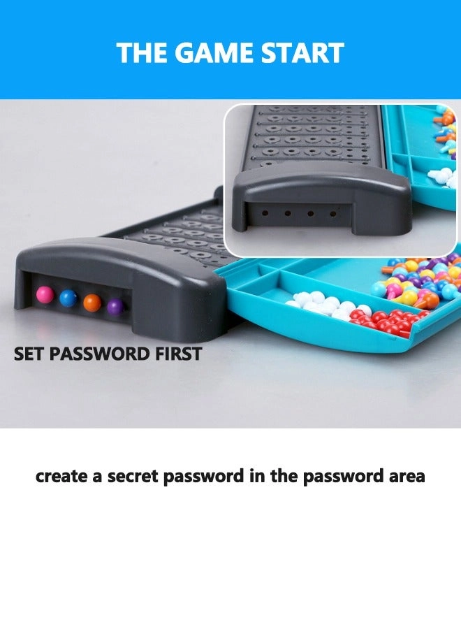 Logic Reasoning Codebreaking Educational Toy - Adjustable Difficulty Portable Travel