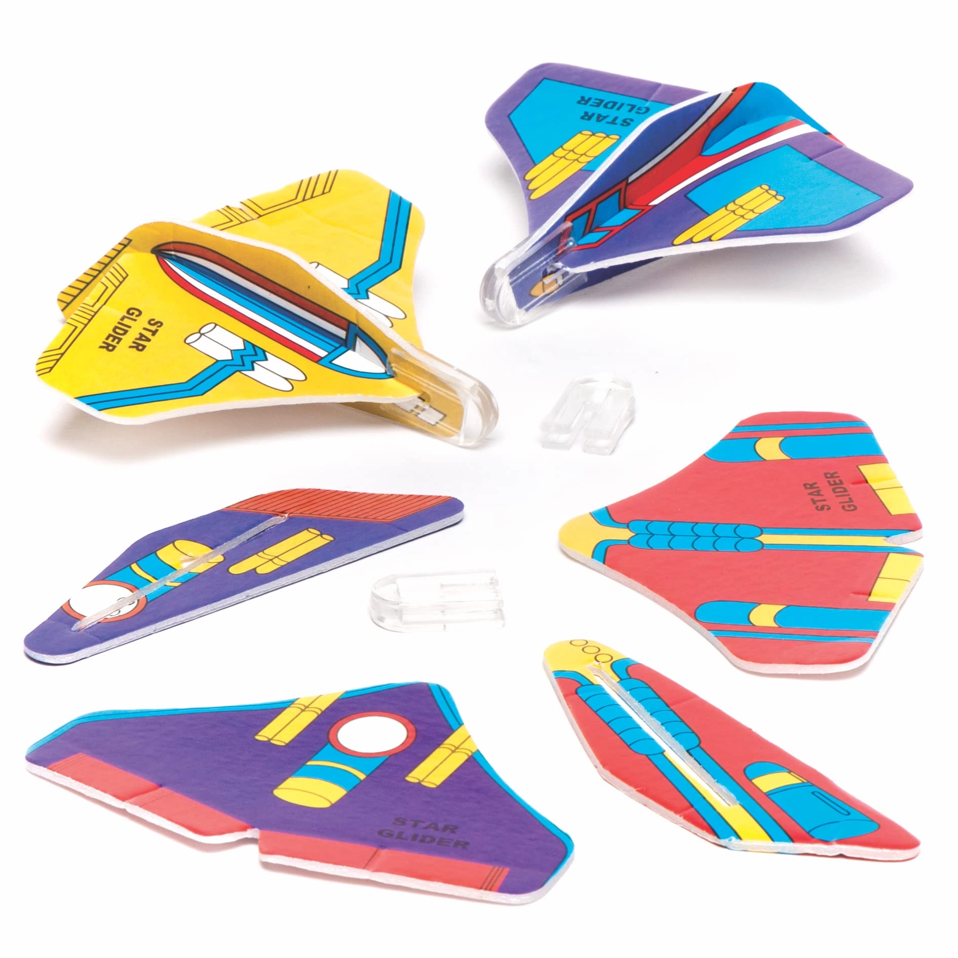 Baker Ross Mini Rocket Gliders - 12 pieces