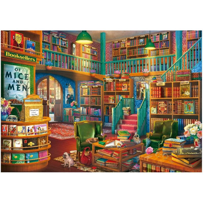 Wonderful Bookshop Puzzle (1000) - 1000 pcs