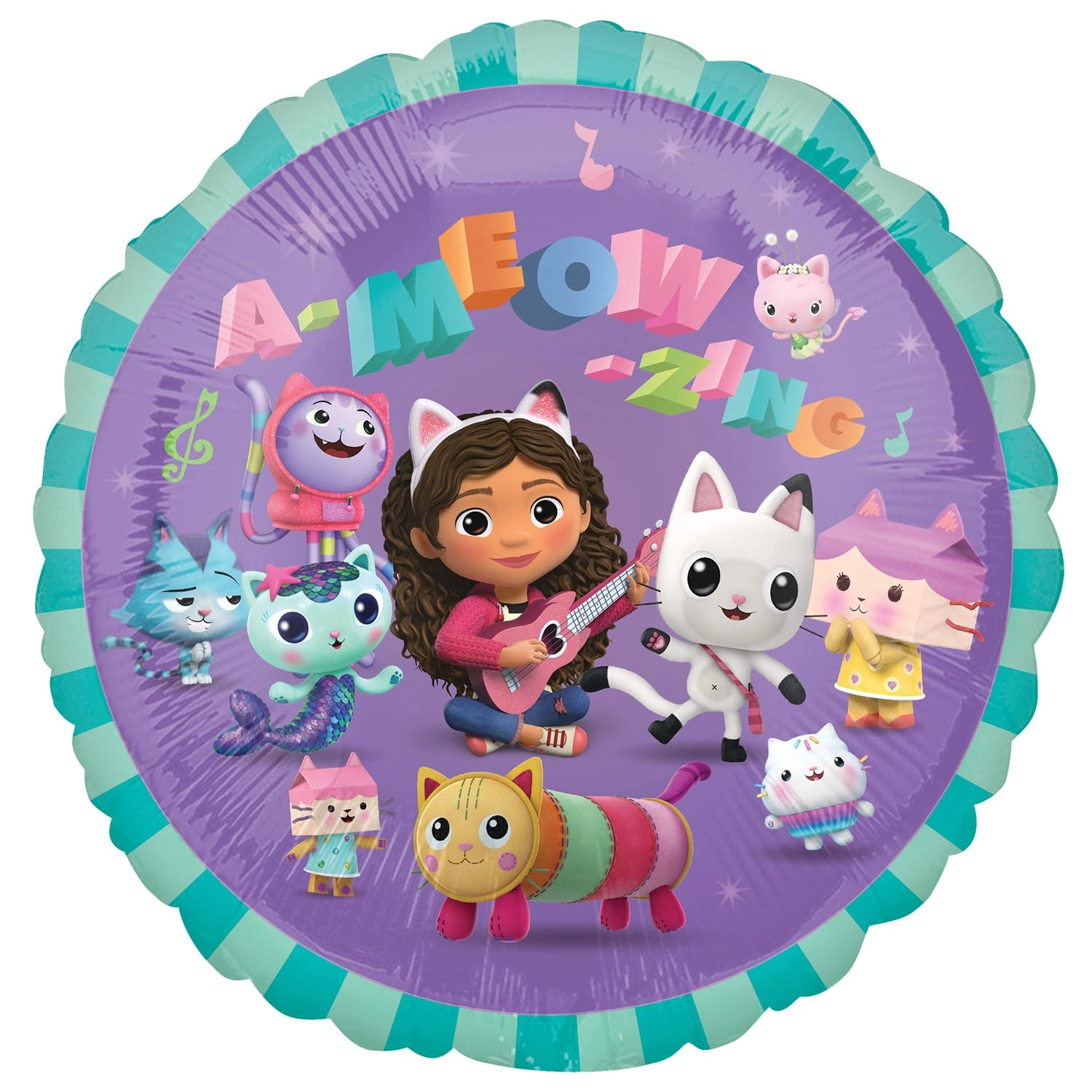 Amscan Gabby's Dollhouse Round Foil Balloon - 1.0 Count Birthday