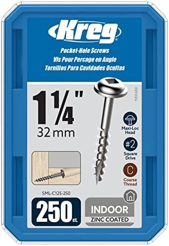Kreg Sml-C125-250 - 1-1/4" Number 8
