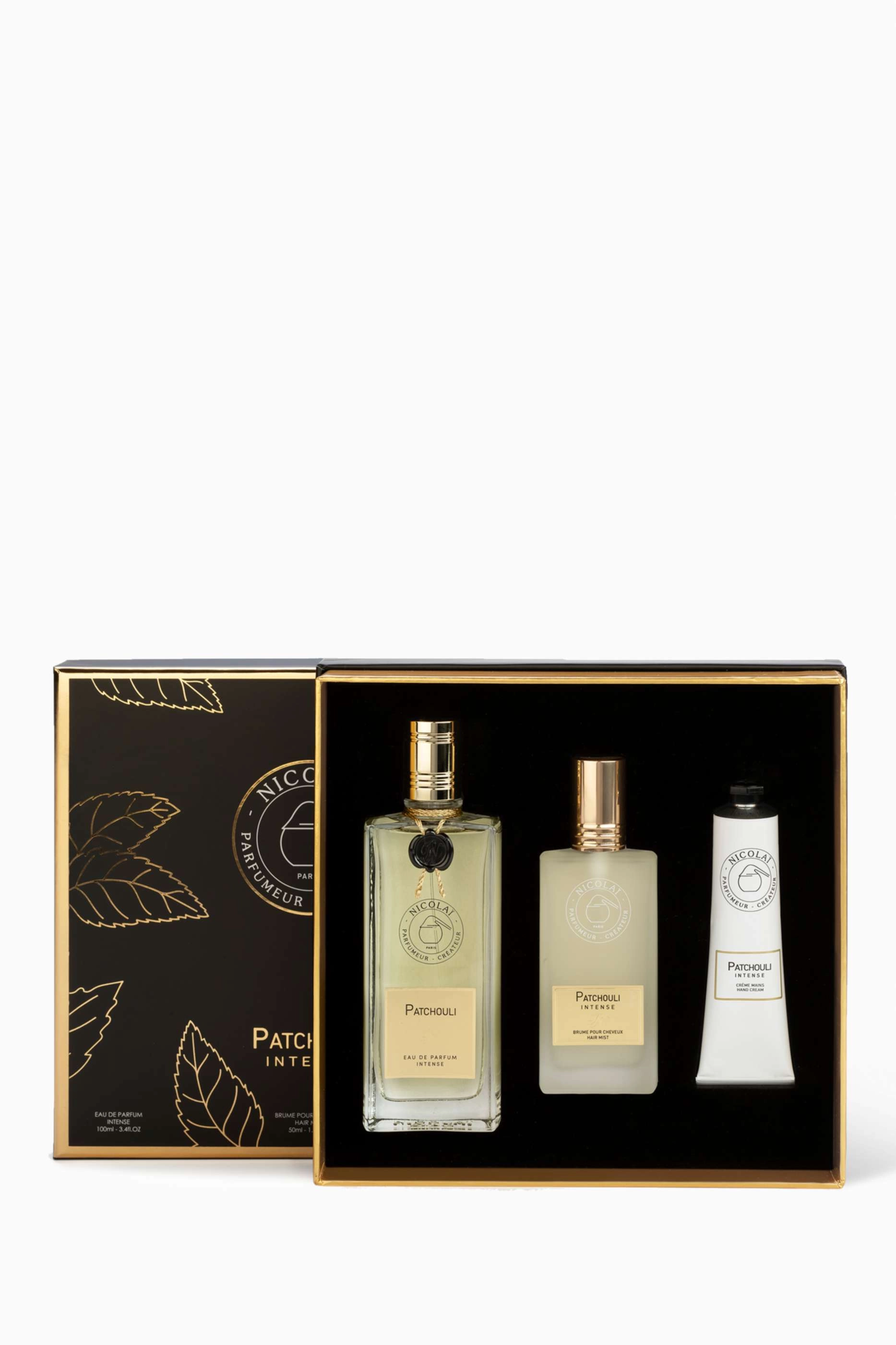 Patchouli Intense Eau de Parfum + Patchouli Intense Hair Mist + Patchouli Intense Hand Cream