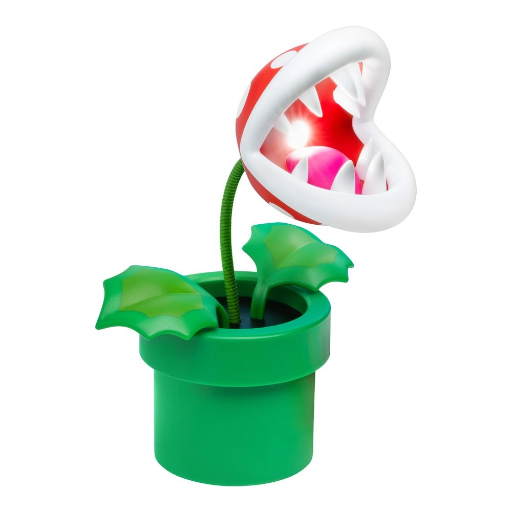 Paladone Super Mario Posable Mini Piranha Plant Lamp - 3 AAA 1.5V batteries
