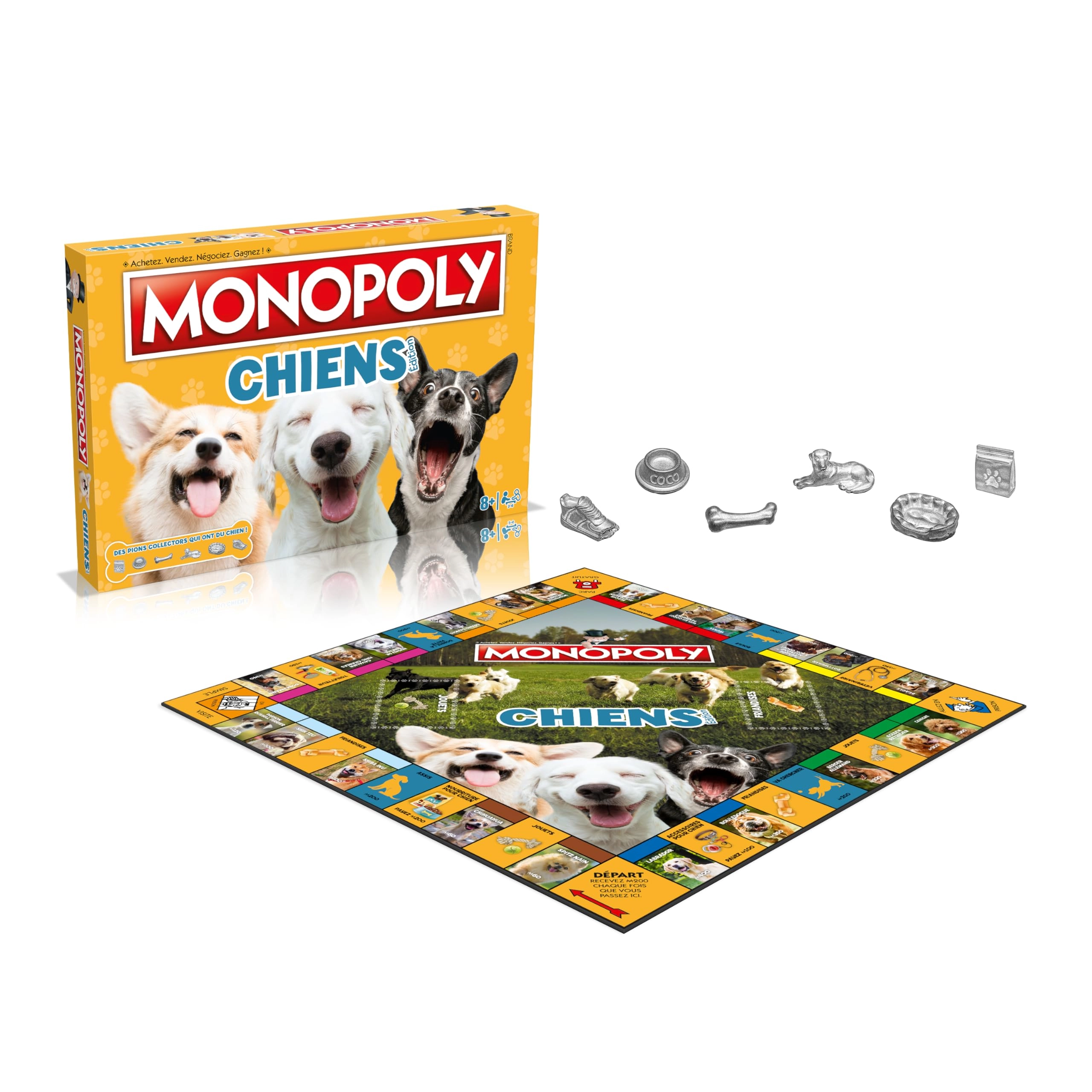 Winning Moves Monopoly Dogs (French)