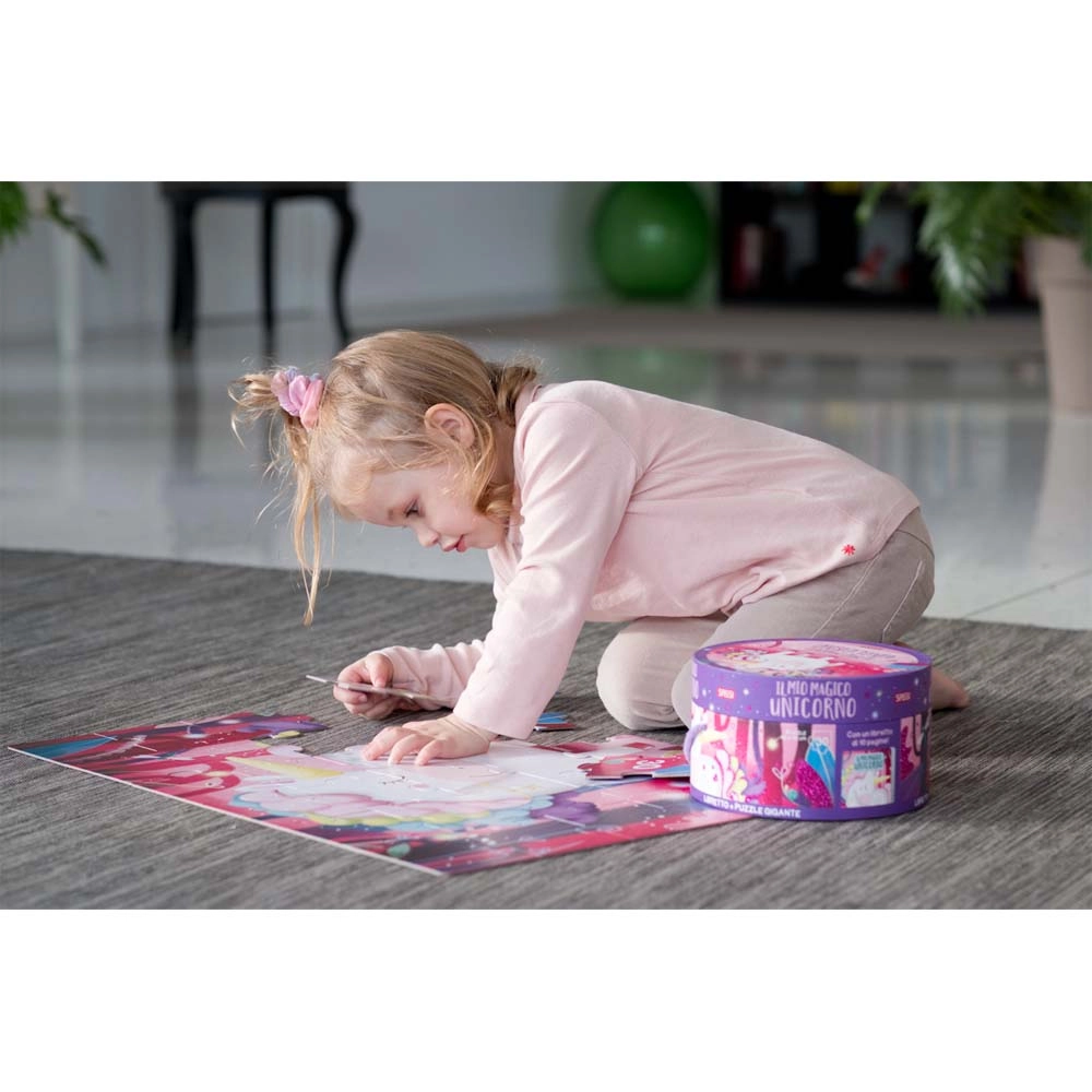 The Magic Unicorn Book & Puzzle - Suitable for 3 years & above