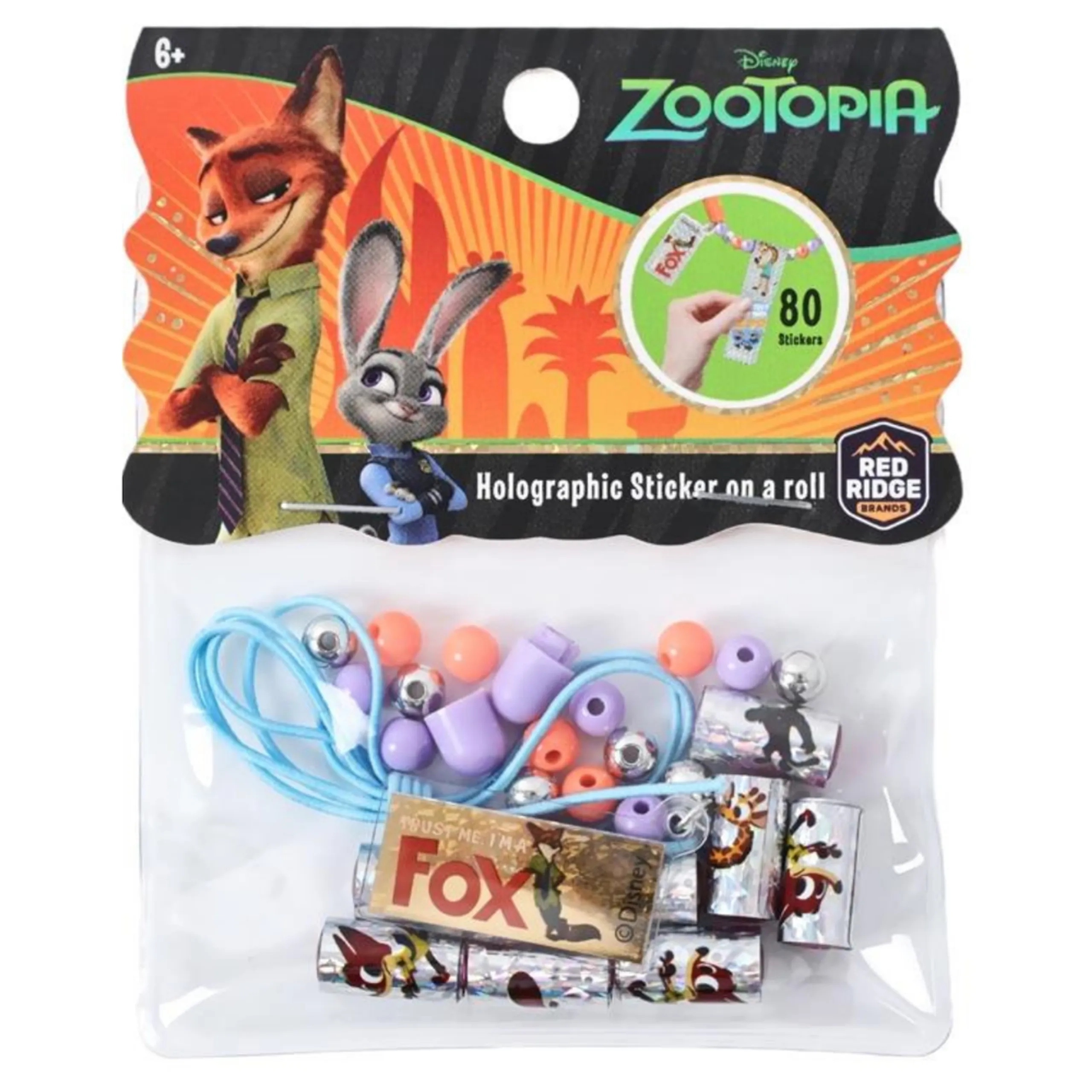 Disney Zootopia Bracelet Making Craft Set - 6+ years 80 pcs