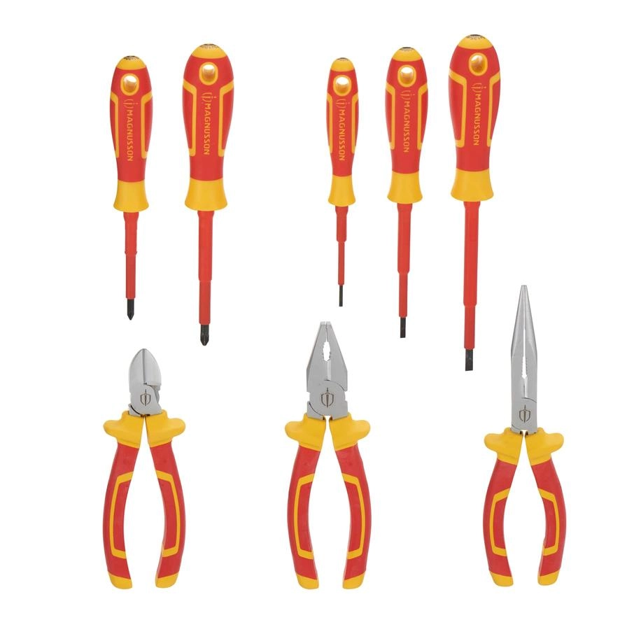 MAGNUSSON SCS13 Slotted and Phillips Screwdriver Set (8 Pcs)