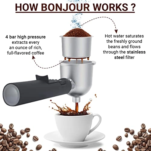 Bonjour - 4 Cup 3in1