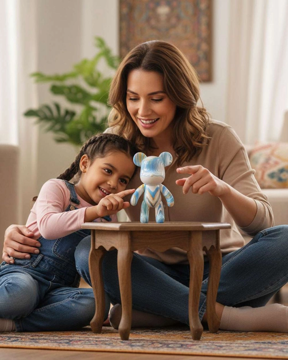 Acrylic Bear Family Set - Coral Kiss DIY Kit