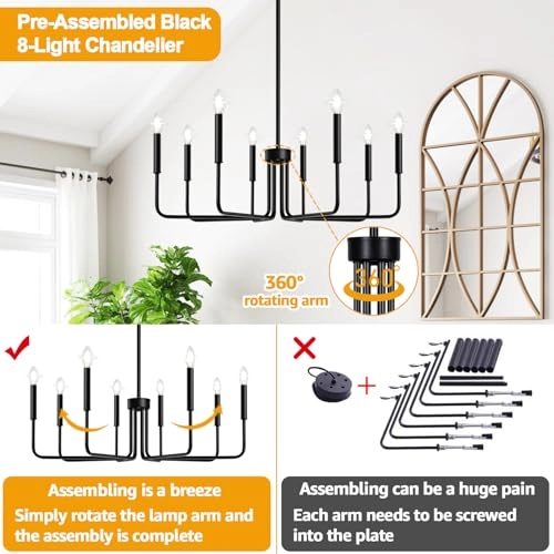 Chandelier - 17.5 to 47