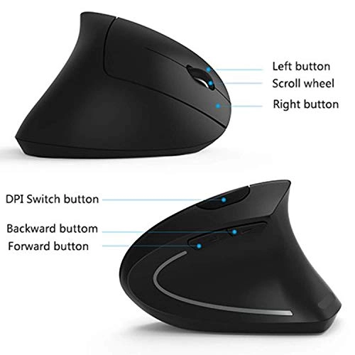 Ergonomic Vertical Mouse - Wireless