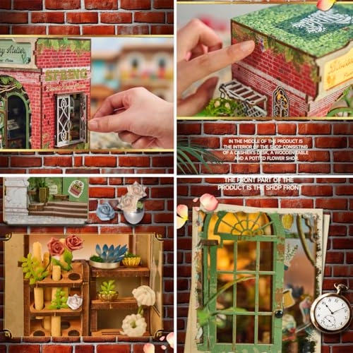 Miniature Wooden Dollhouse Furniture Kit - Creative Room 1:24