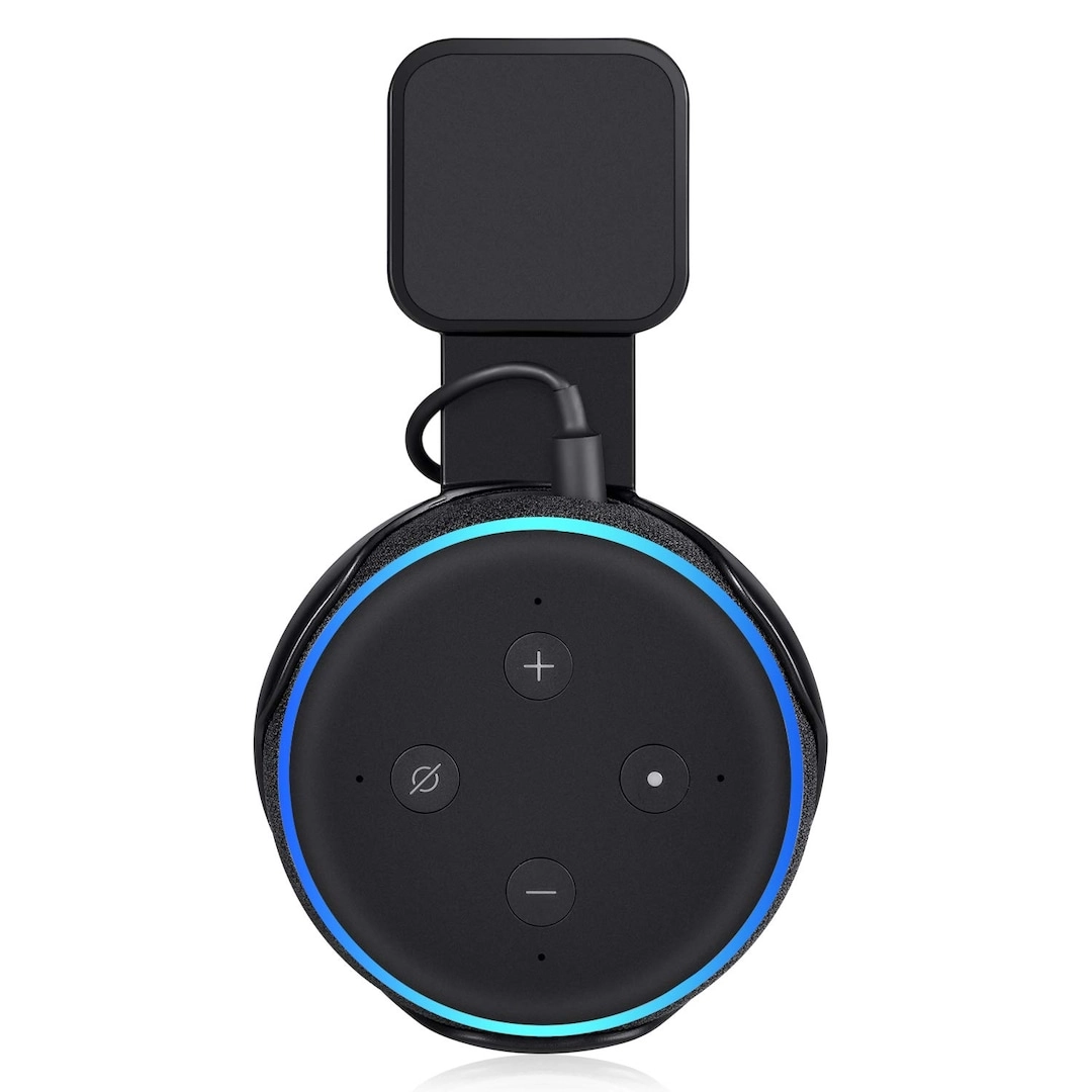 Wasserstein AC Outlet Mount - Alexa Black