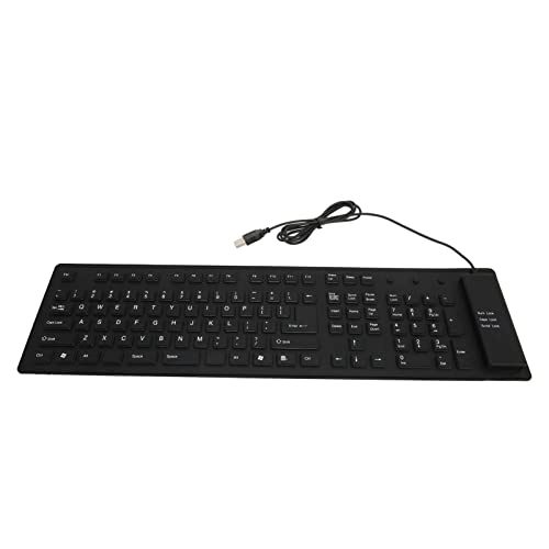 109 Keys Foldable Silicone Keyboard - Wired