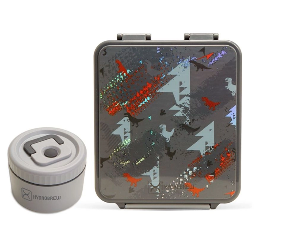 Bento Lunch Box With Steel Food Jar - Think Big Blush 1.74L