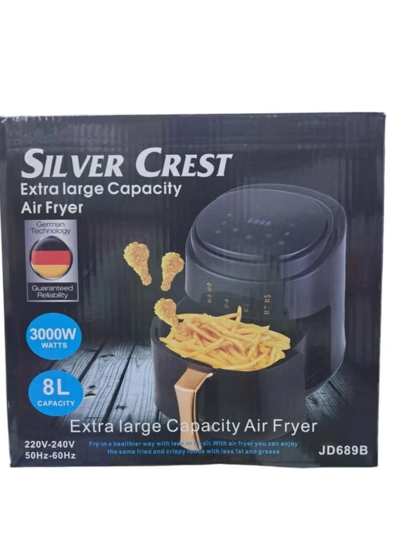 Multifunctional Digital Touch Air Fryer 8L-3000W