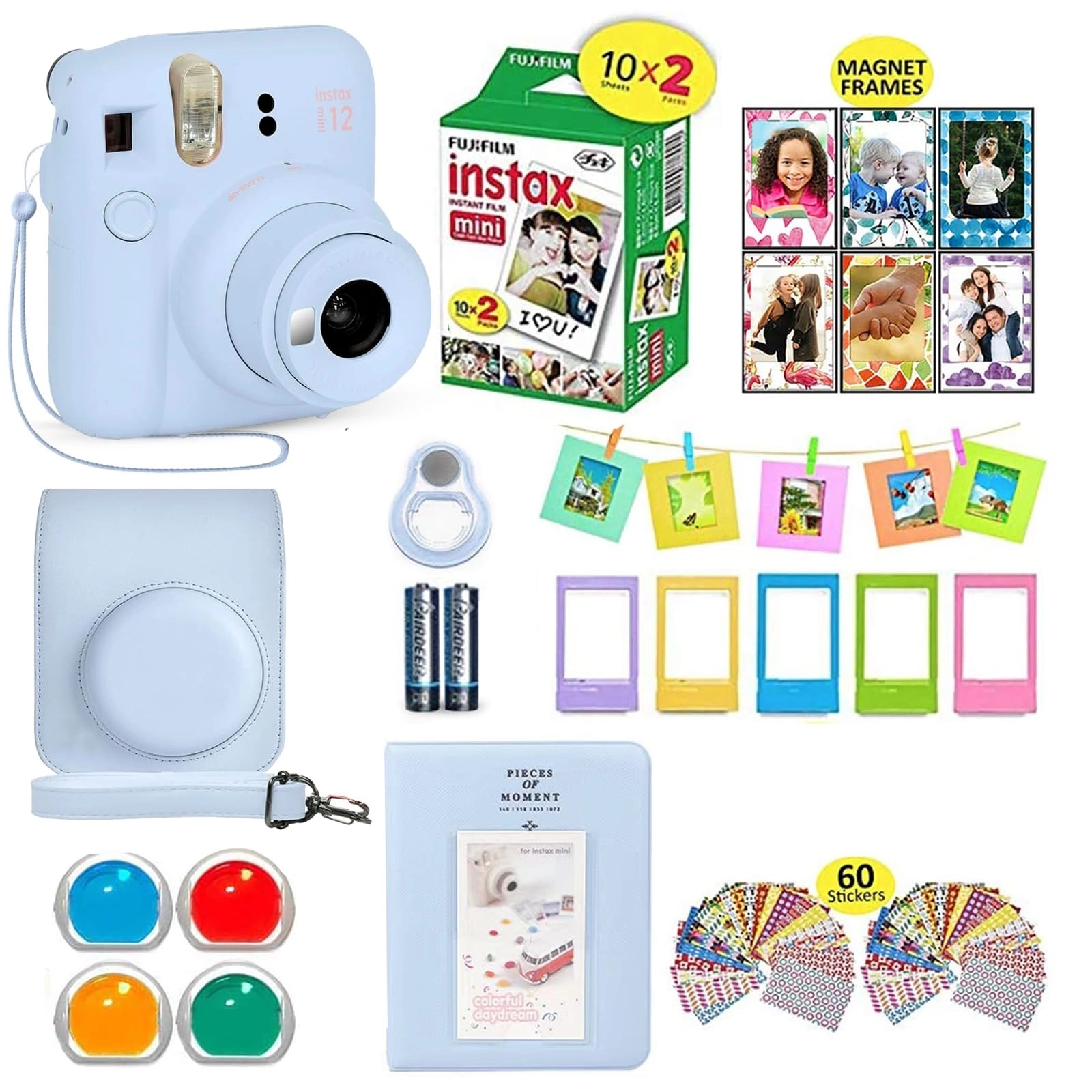 Instax Mini 12 - 2 x 3 Pastel Blue
