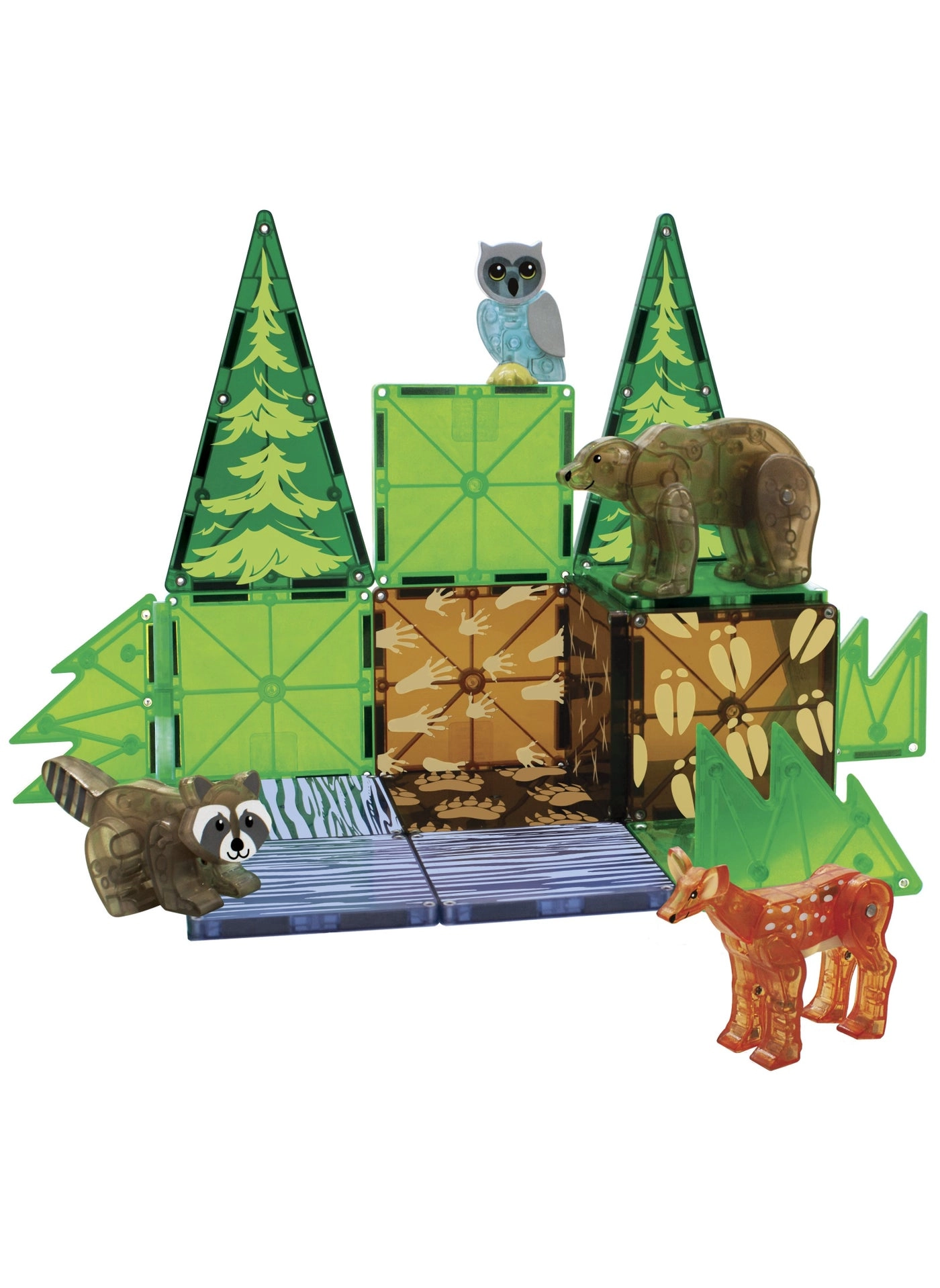 Forest - Bear Deer Raccoon Owl 25 pcs