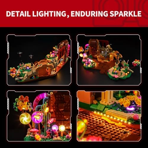 LED Light Kit for LEGO Ideas Willy Wonka & the Chocolate Factory 21360 1