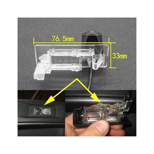 Reverse car rear view camera - Night vision Wired 720 x 540 pixels