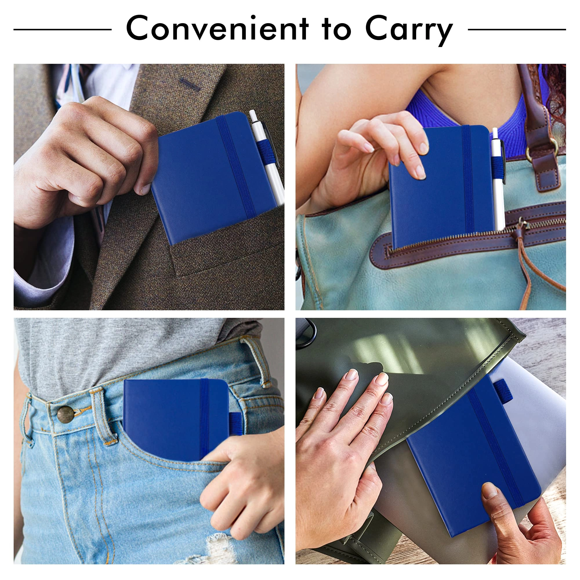 Pocket Notebook A6 Hardcover - Lined 56 Sheets