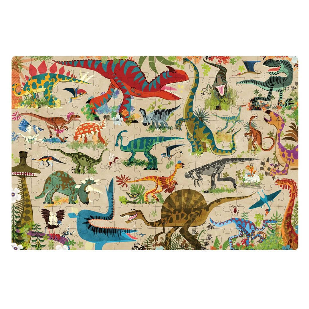 Let's Learn Educational Puzzle Dinosaur Land - Suitable for 3 years & above 126pcs
