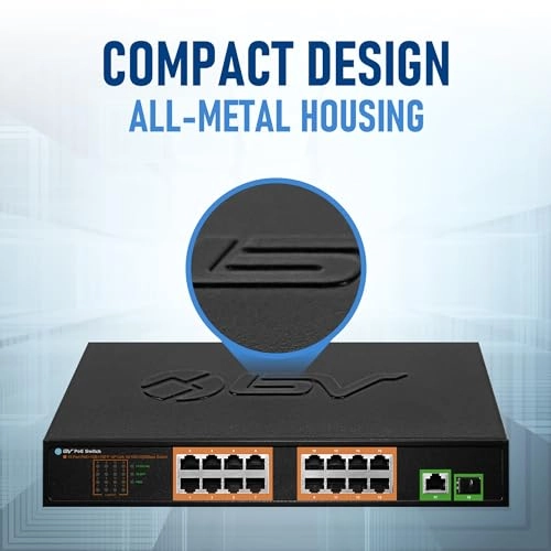 16 Gigabit PoE+ Ports | 120W 18-Ports