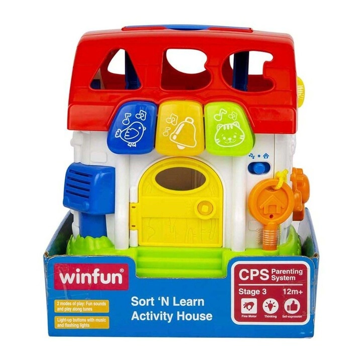 Sort 'N Learn Activity House - Suitable for 12 months and above